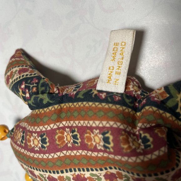 Vintage Liberty of London Handmade Floral Fabric Beanbag Frog Very Collectable ! - Picture 7 of 8